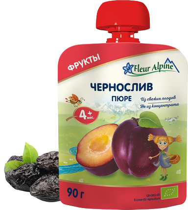 Пюре Fleur Alpine (Флер Альпин) Чернослив, 90 г 