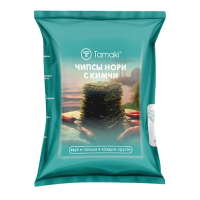 Морская капуста сушеная (чипсы нори) со вкусом Кимчи, 4 г