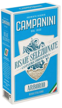 Рис Арборио шлифованный длиннозерный, 500 г