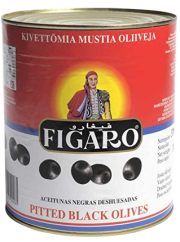 Оливки черные без косточки, 3 кг