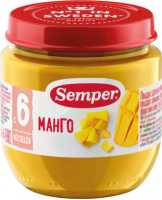 Пюре Semper (Сэмпер) Манго, 125 г