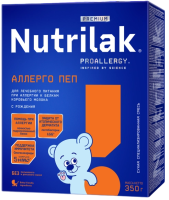 Смесь сухая Nutrilak Premium (Нутрилак премиум) Аллерго Пеп специализированая, 350 г     