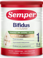 Смесь сухая Semper Bifidus Exclusive (Сэмпер Бифидус Эксклюзив) 1, 400 г